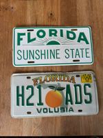 Autoplakette Florida, Dekoration