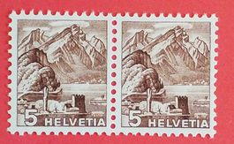 2490) 285.2.01, Abart Plattenabnüzung postfrisch Kt. 250.-