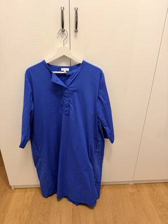 Blaues Damen Kleid von Repeat in Grösse 38 guter Zustand