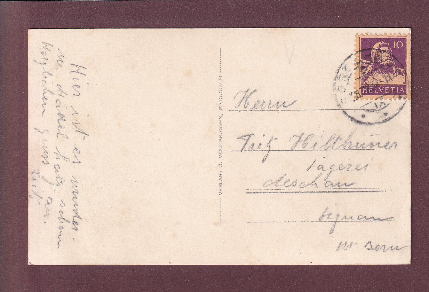 Cartoline postali: BODENSEE - Sonnenuntergang - 1934 – Usato da Pully venduto da nicecards 1