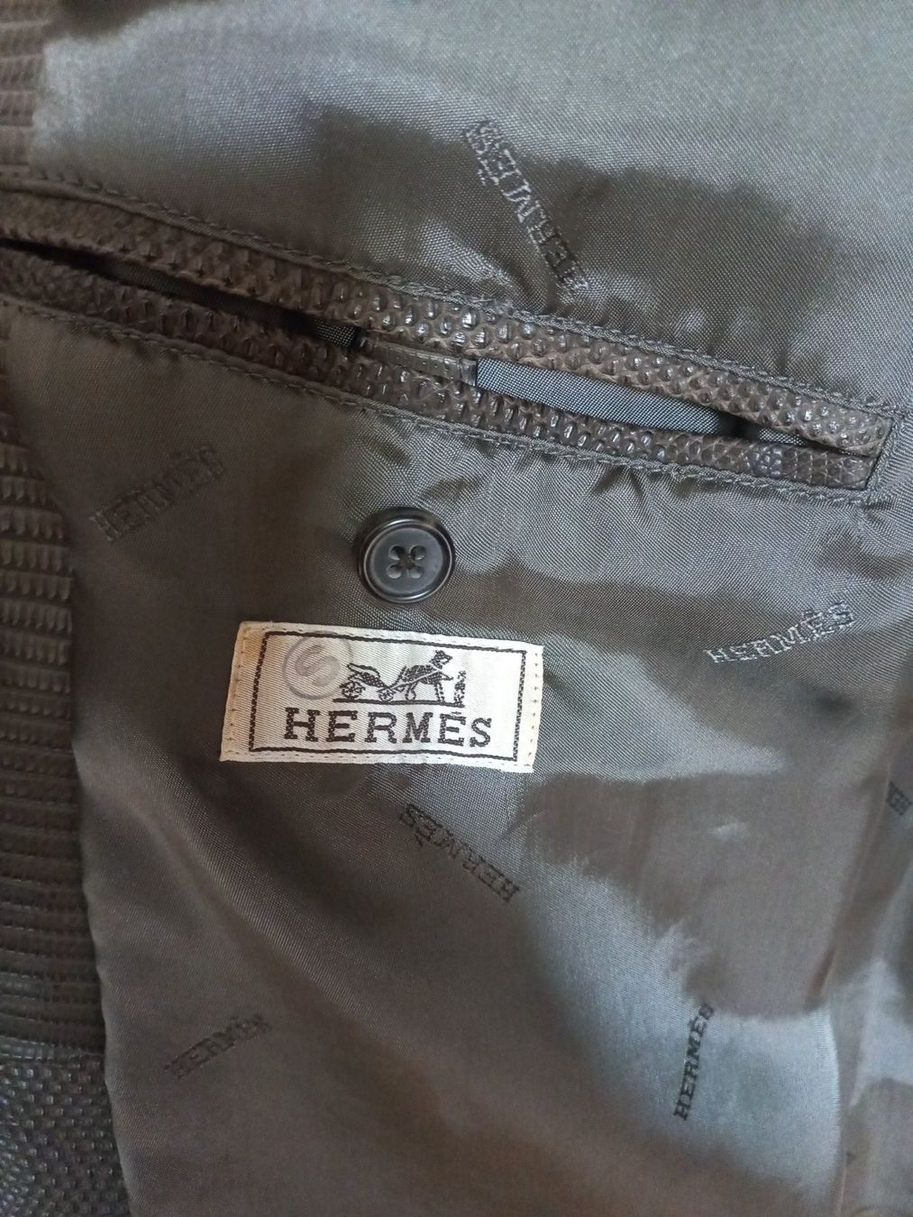 Hermès Giacche: Hermes Echsen Lederjacke Herren – Usato da St. Gallen venduto da DiesundDas. 2