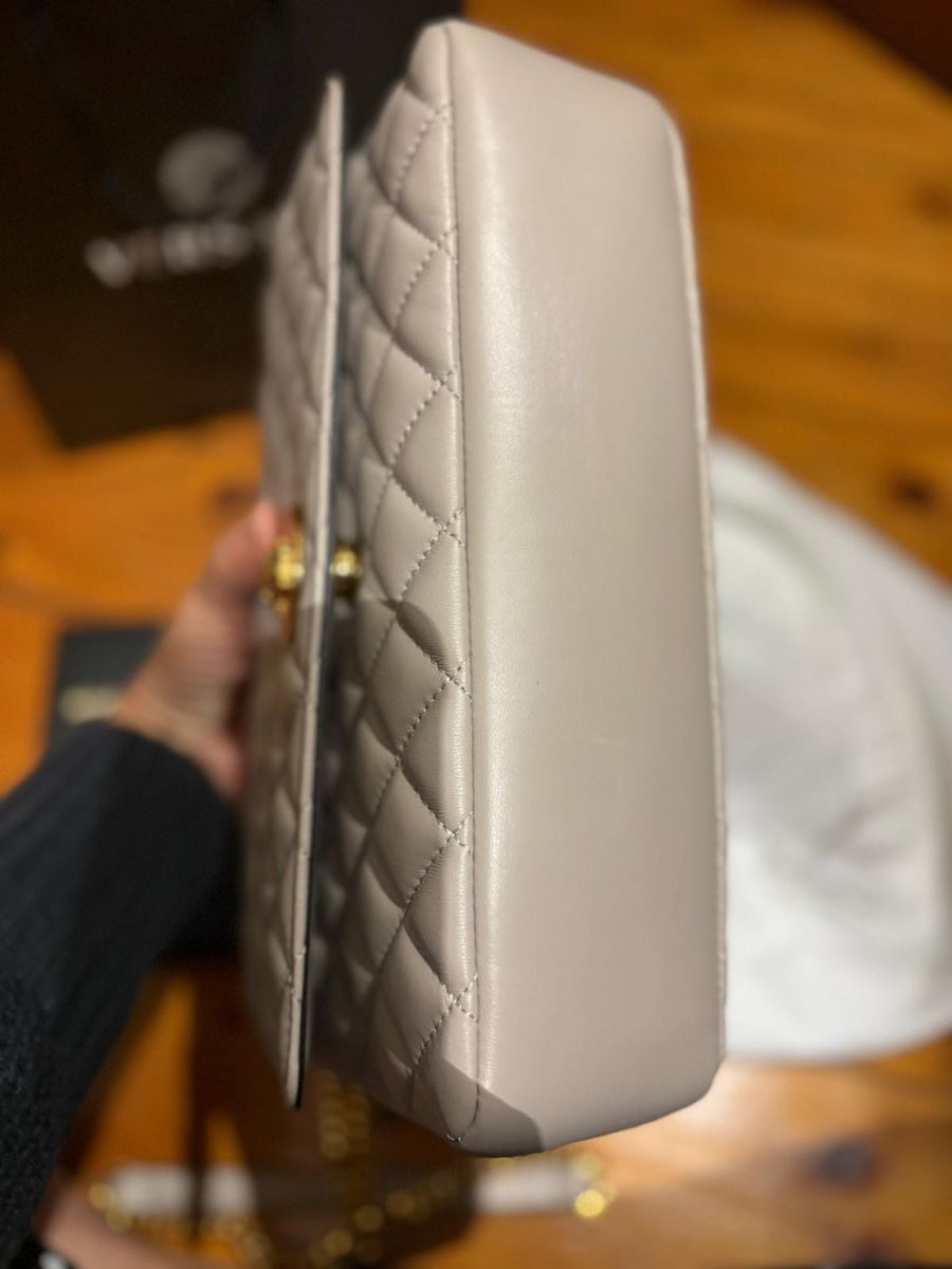 Versace Borse da donna: Versace Leather Crossbody Bag, Grey – Usato da Castel San Pietro venduto da mih_l86g 7