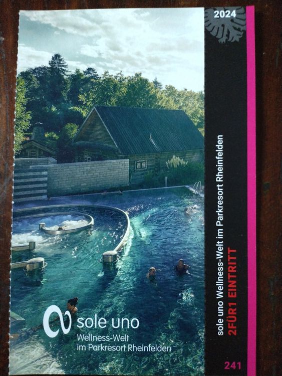2 für 1 Eintritt sole uno Wellness im parkresort Rheinfelden (Neu und ...