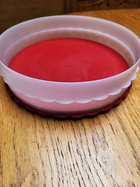 Tupperware Contenitori & Simili: Tupperware Hochstappler rot – Usato da Gstaad venduto da Meiel2020