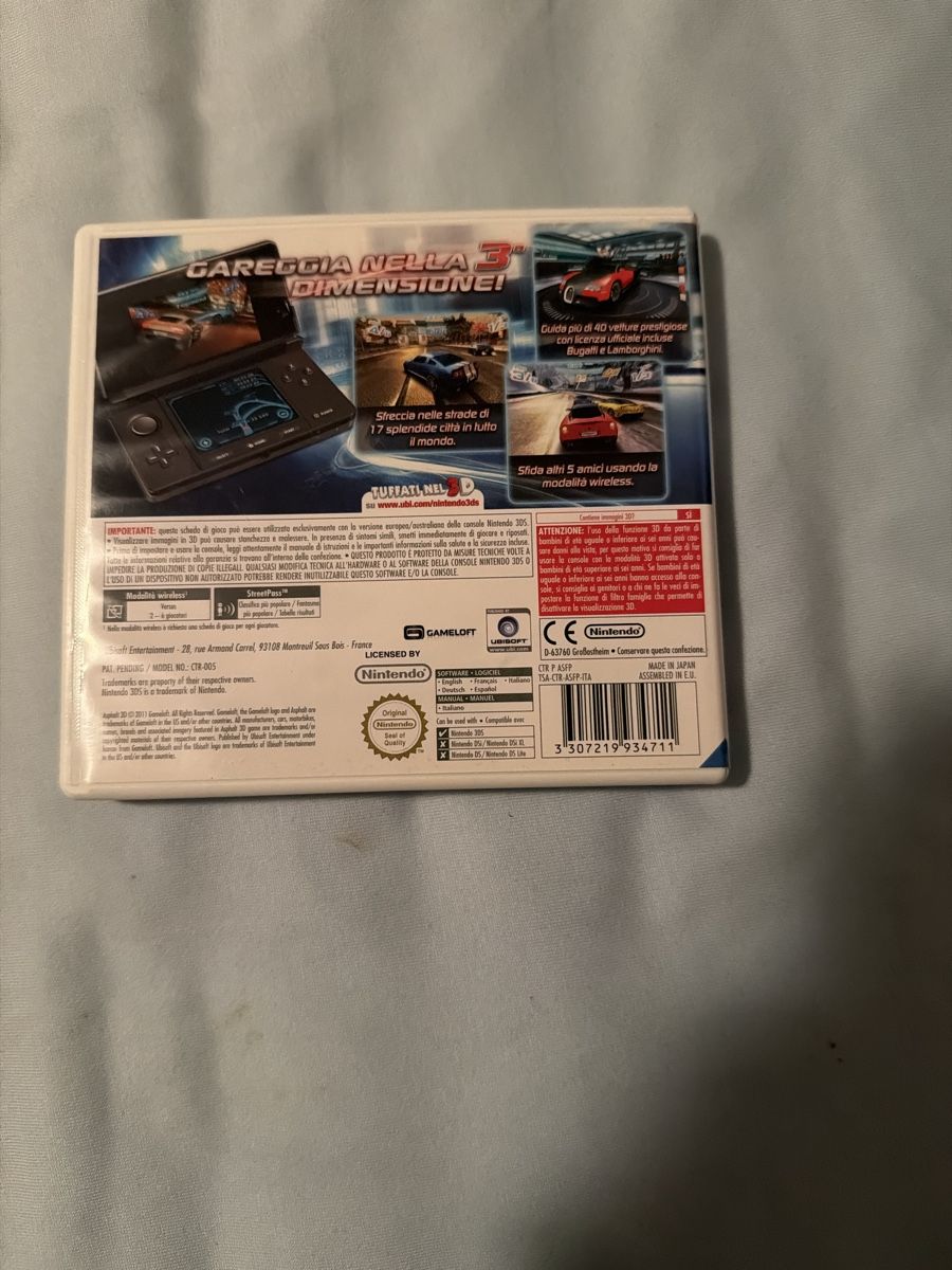 Giochi: Nintendo 3DS Asphalte 3 D – Usato da Sementina venduto da bru_vpp5 2