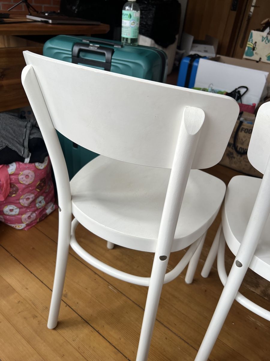 Ikea Stühle: 2 Stühle Ikea weiss  – Gebraucht aus Biel/Bienne von mona222 4
