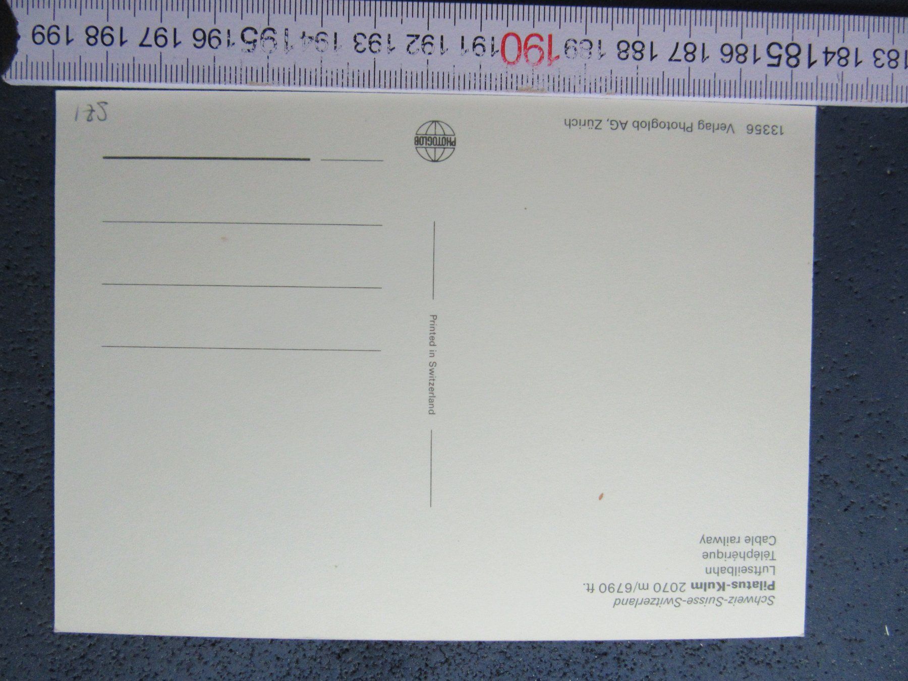 Cartoline postali: PILATUS-KULM LUFTSEILBAHN LU AK – Usato da Ettingen venduto da Hausi4711 1