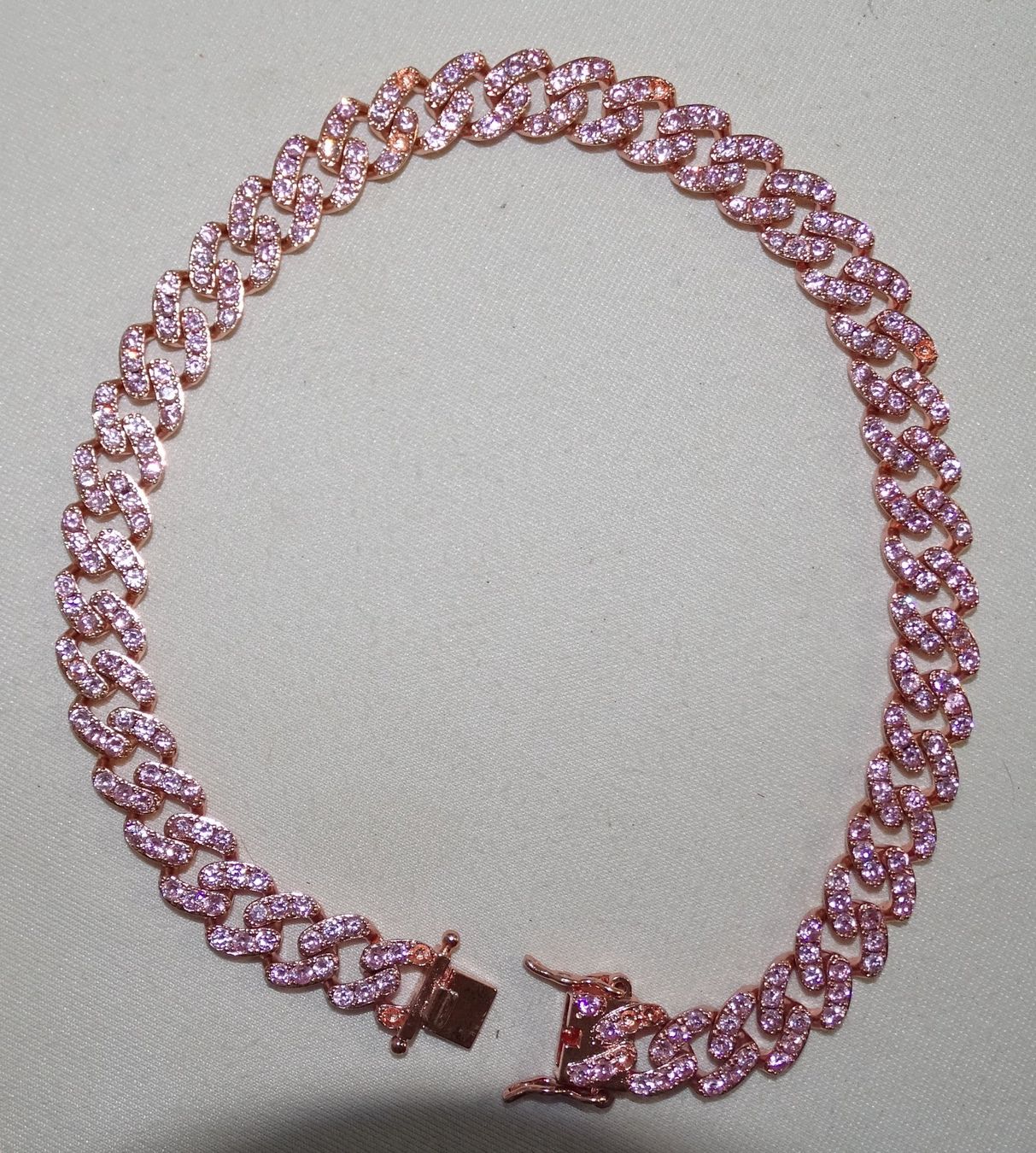 Ketten: ***TOP*** Halskette Rosa mit Punktsteinen ***TOP*** – Neu (gemäss Beschreibung) aus Zofingen von Felix459 1