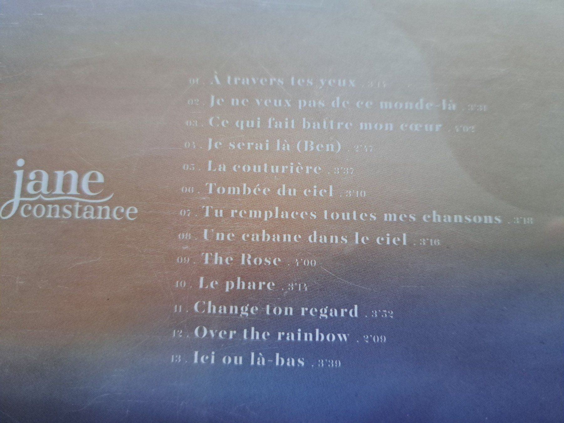 CD: Cd Jane Constance - A travers tes yeux – Usato da Pully venduto da bro_n52j 2
