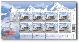 💥Kleinbogen «50 Jahre Schilthorn-Piz Gloria» - postfrisch