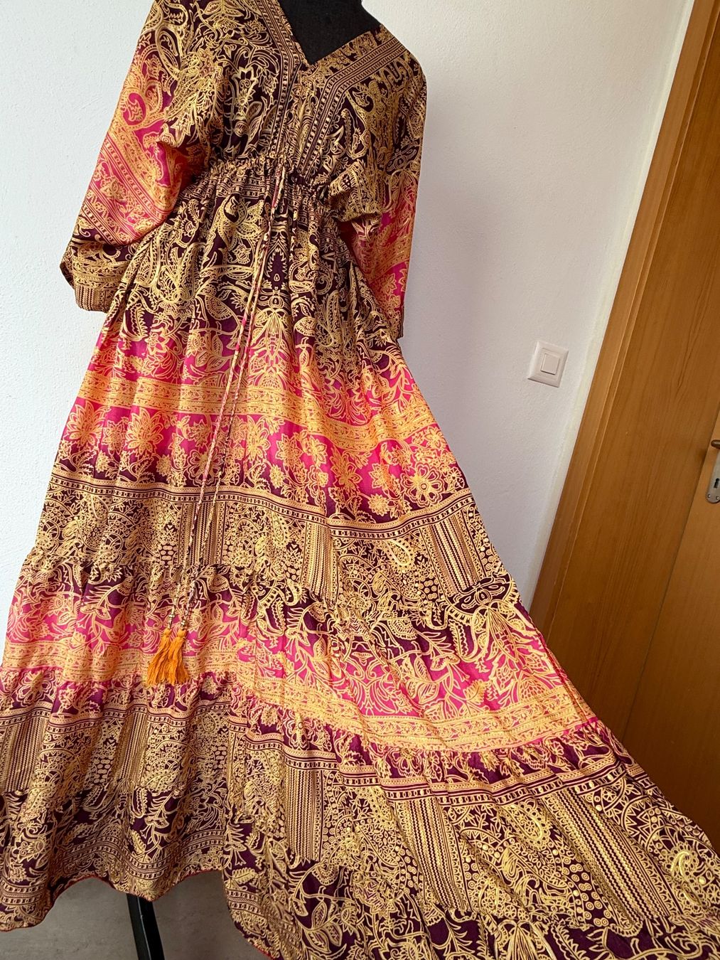 Vestiti: Boho Maxiszufenkleid aus Seide – Nuovo (secondo la descrizione) da Sigriswil venduto da ck56 2