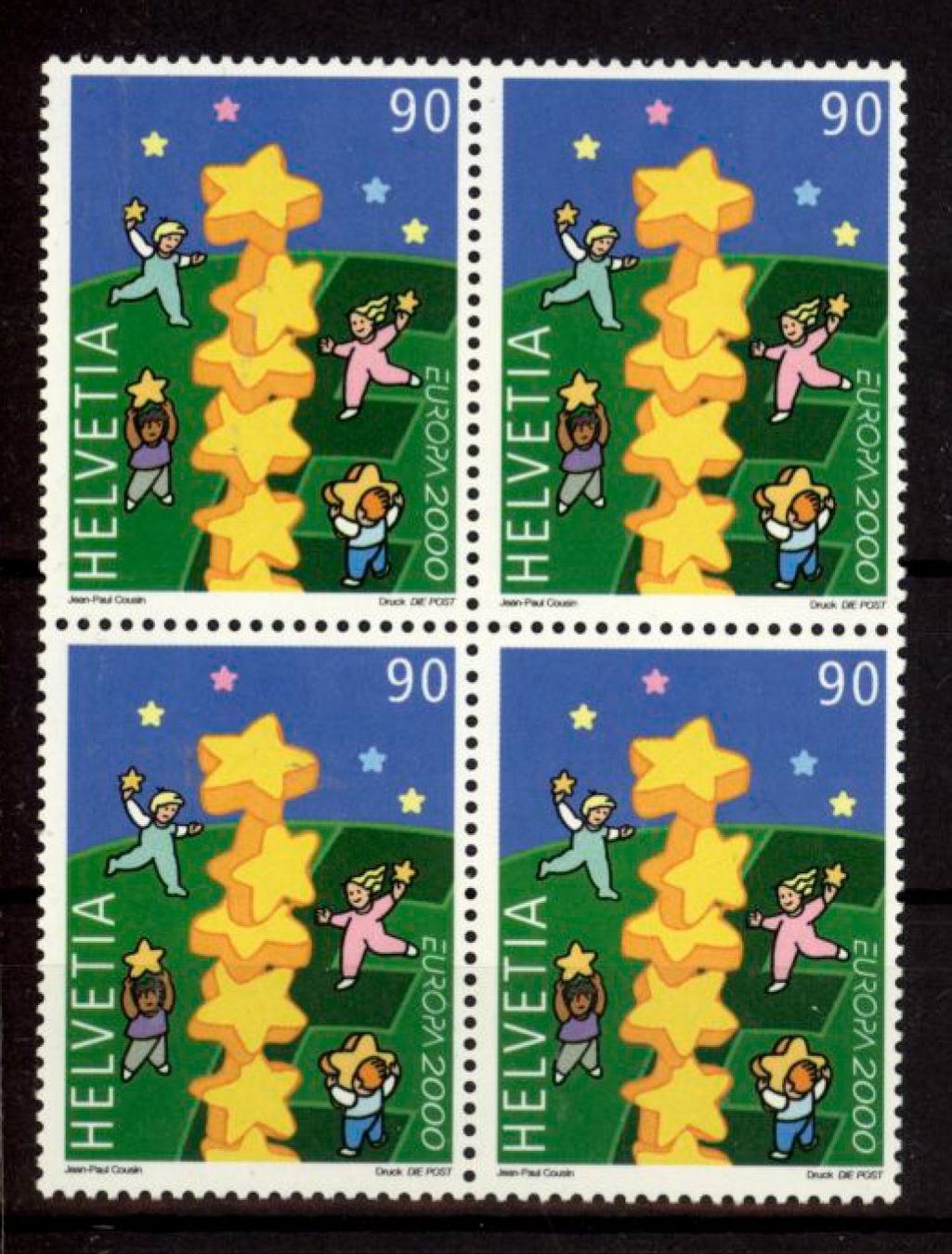 Tutti i francobolli: 2000, Europa, Viererblöcke ** – Usato da Willisau venduto da Vollstempel