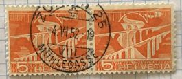 Nr.298 mit Paar Vollstempel Zürich