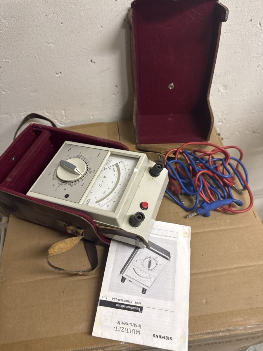 Siemens Misurare: Siemens MULTIZET S F10/250G Meter with case – Usato da Riehen venduto da Top-Quality 8