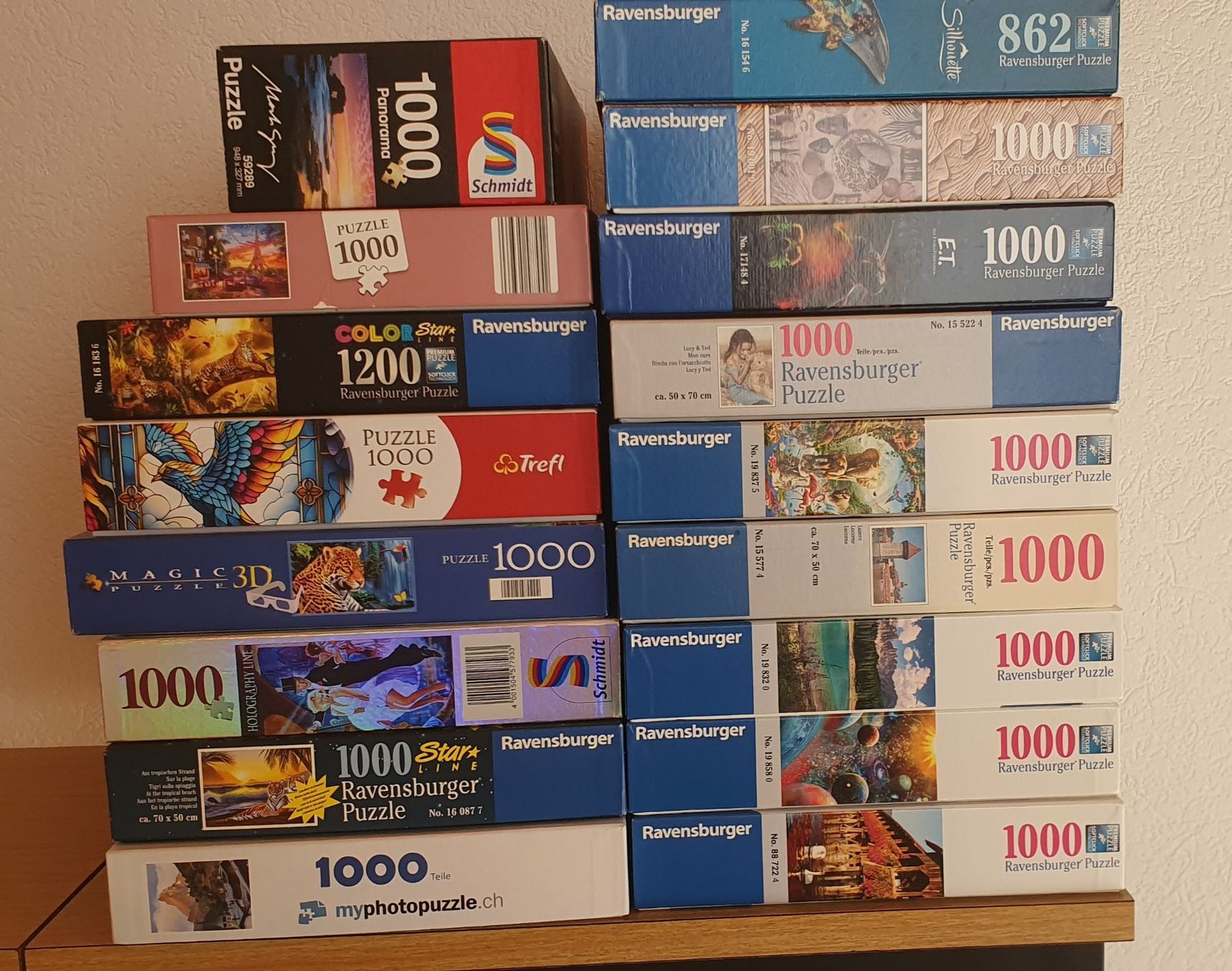 Puzzle: Puzzle Sammlung Ravensburger Schmidt Karton gebraucht – Usato da Wattwil venduto da Dato1 2