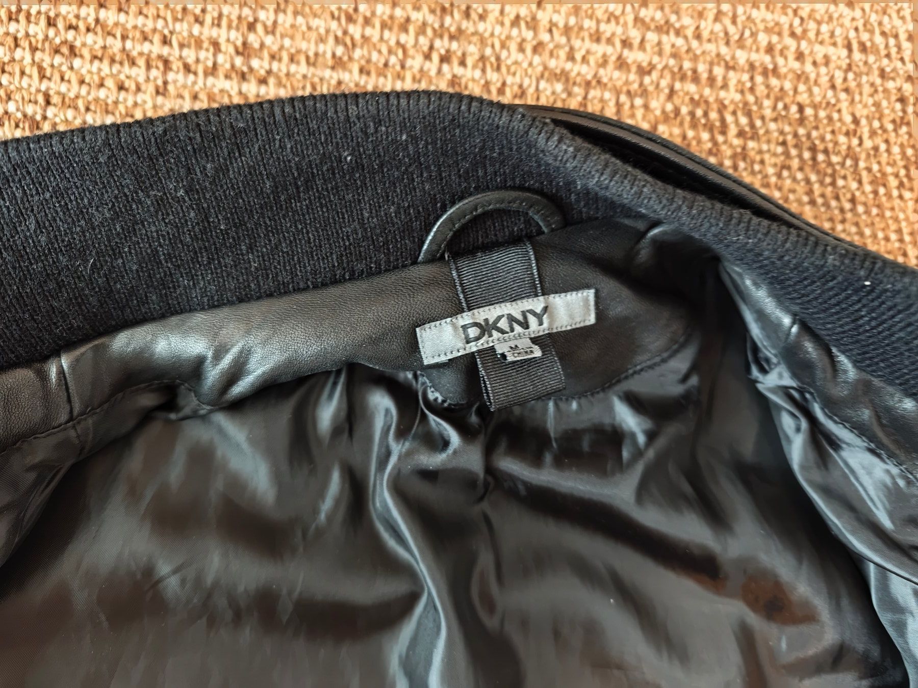 DKNY Giacche: DKNY Herren Lederjacke Schwarz, Grösse M – Usato da Thundorf venduto da Napsty 4