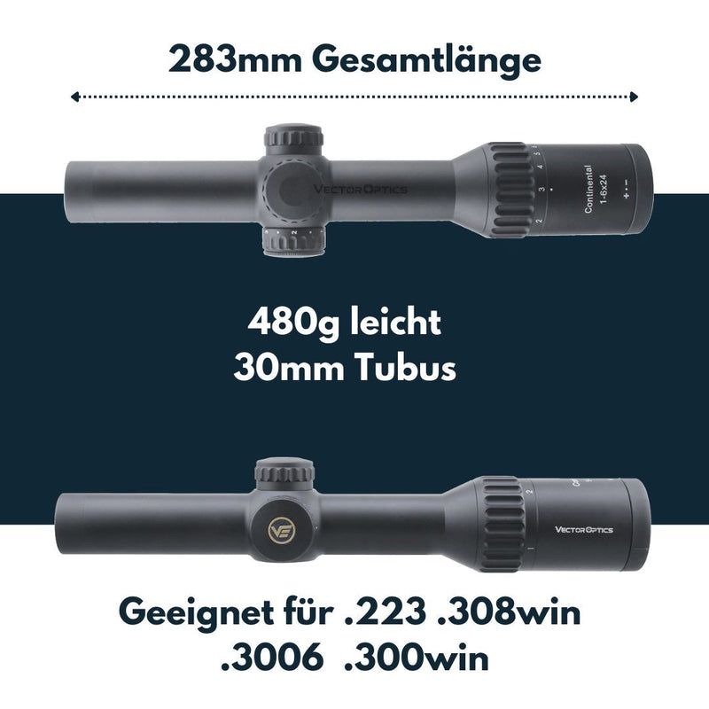 Schweizer Armee Armi bianche: Zielfernrohr Vector Optics Continental 1-6x24SFP – Nuovo e nell'imballaggio originale da Emmen venduto da Pat-LU 4