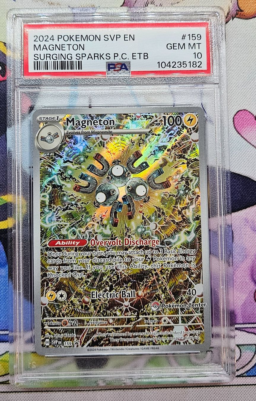 Pokémon Cartes à collectionner: Magneton - Pokemon Surging Sparks - 159 - PSA 10 – D'occasion à Zürich par cal_8vj7