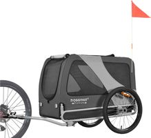 DOGGYHUT XL Fahrradanhänger GRAU