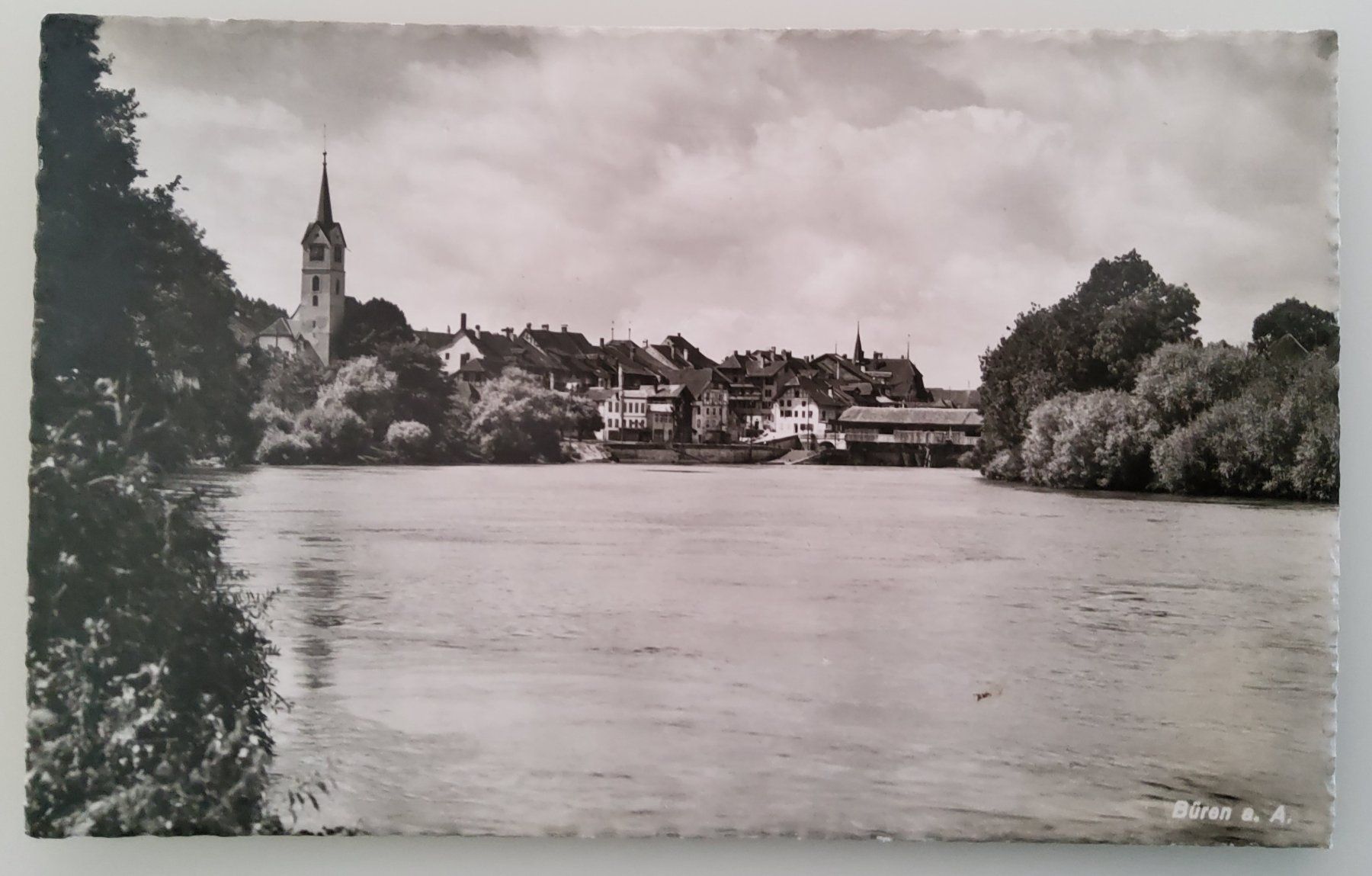 Cartoline postali: Ansichtskarte Büren an der Aare, gestempelt 19xx – Usato da Buchrain venduto da mue_kru