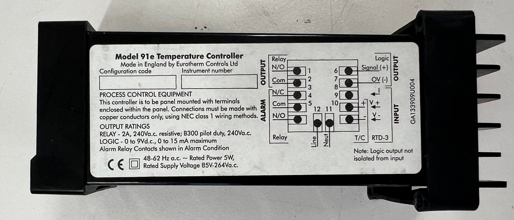 Accessori da laboratorio: Eurotherm 91e Temperatur Controller – Usato da Niederdorf venduto da LeptonAG_Labor 4