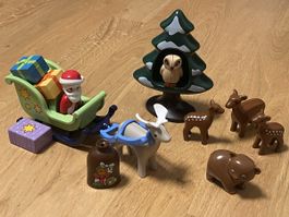 Playmobil 123, Weihnachtsmann und Waldtiere