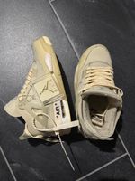 Jordan 4 Off-White beige Grösse 38