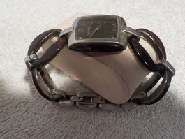 Fossil Damenuhr F2 ES-1784 Edelstahl Gliederarmband