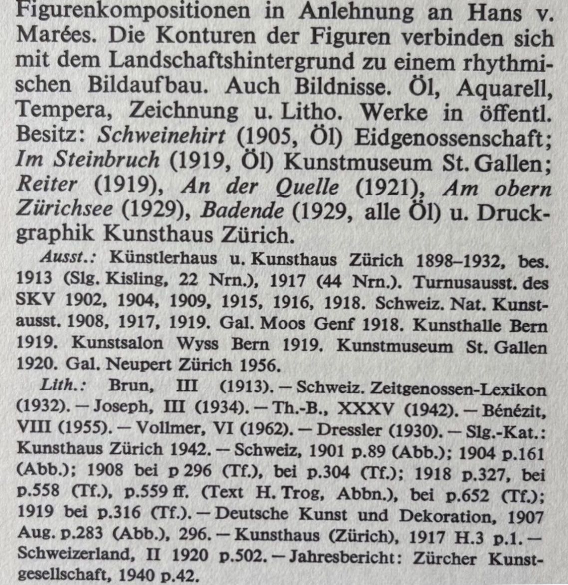Dipinti: Emil Weber (1872-1945) – Usato da Grosshöchstetten venduto da Perle1951 5