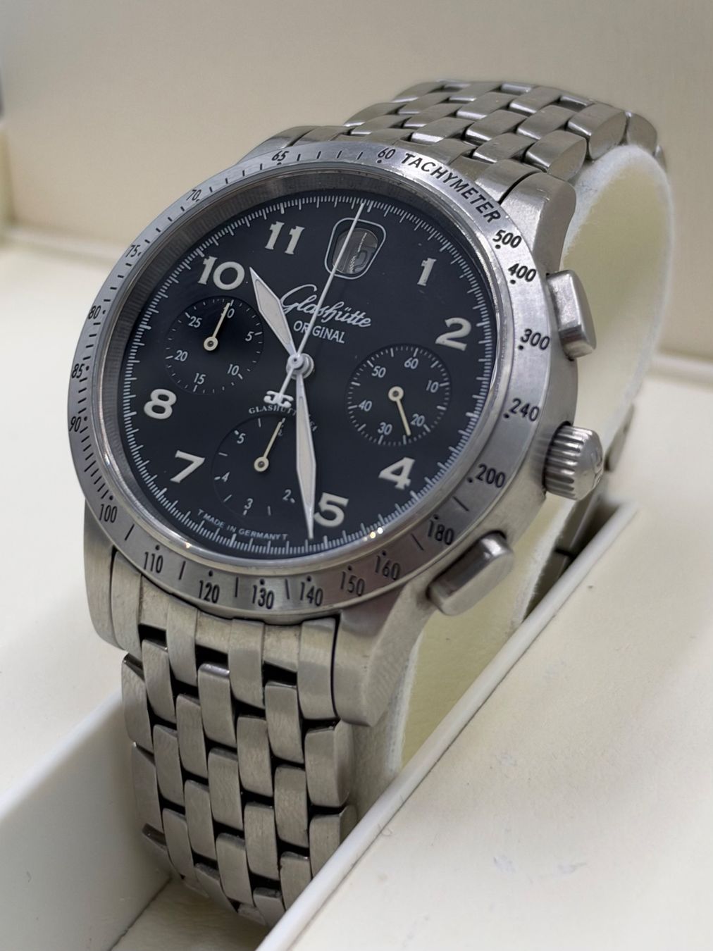 Glashütte Orologi: Glashütte Original Senator Klassik Chronograph Full Set – Usato da Wil SG venduto da rappwatches 3