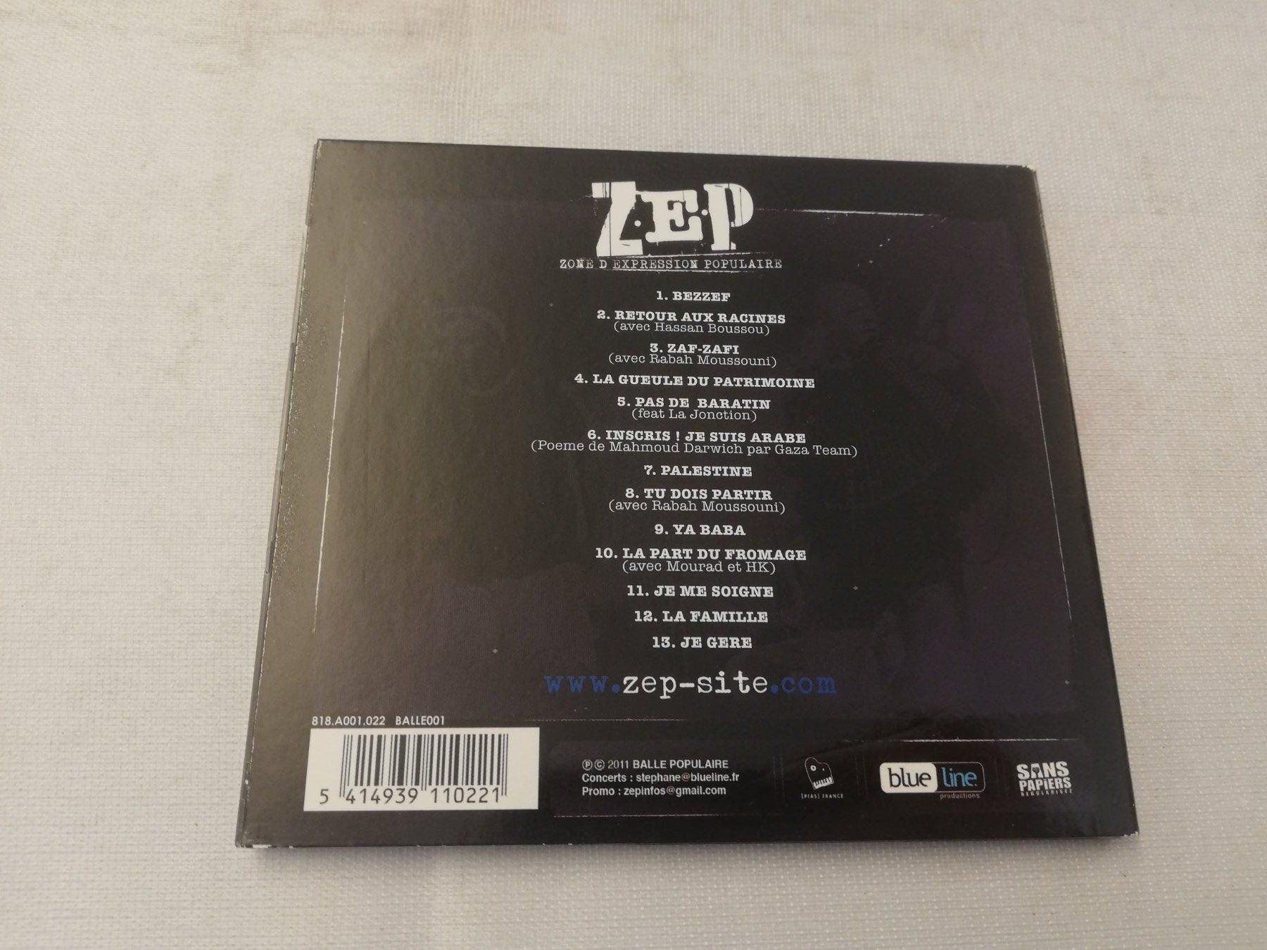CDs: Z.E.P - ZONE D EXPRESSION POPULAIRE – Gebraucht aus Bern von Vinylsound.ch 1