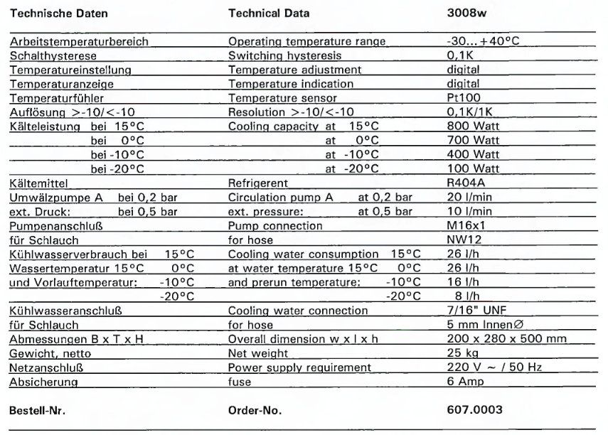 Laborzubehör: HUBER 3008w - Chiller / Cryostat mit... – Gebraucht aus Niederdorf von LeptonAG_Labor 8
