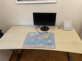Büroschreibtisch Höhenverstellbar