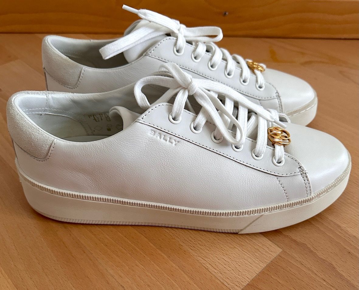 Bally Scarpe da donna: Neue Bally Sneakers - Kalbsleder - weiss – Nuovo (secondo la descrizione) da Kloten venduto da Frozenflame 5