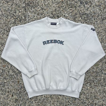 Vintage Reebok White Logo Sweatshirt
