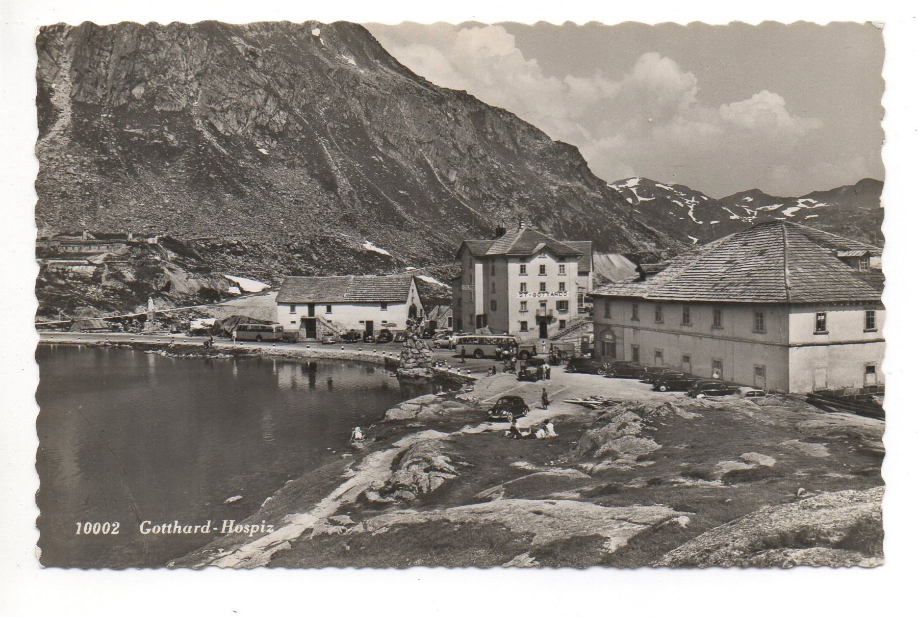 Cartoline postali: SAN GOTTARDO Ospizio - Auto - Postauto – Nuovo (secondo la descrizione) da Jona venduto da philajona