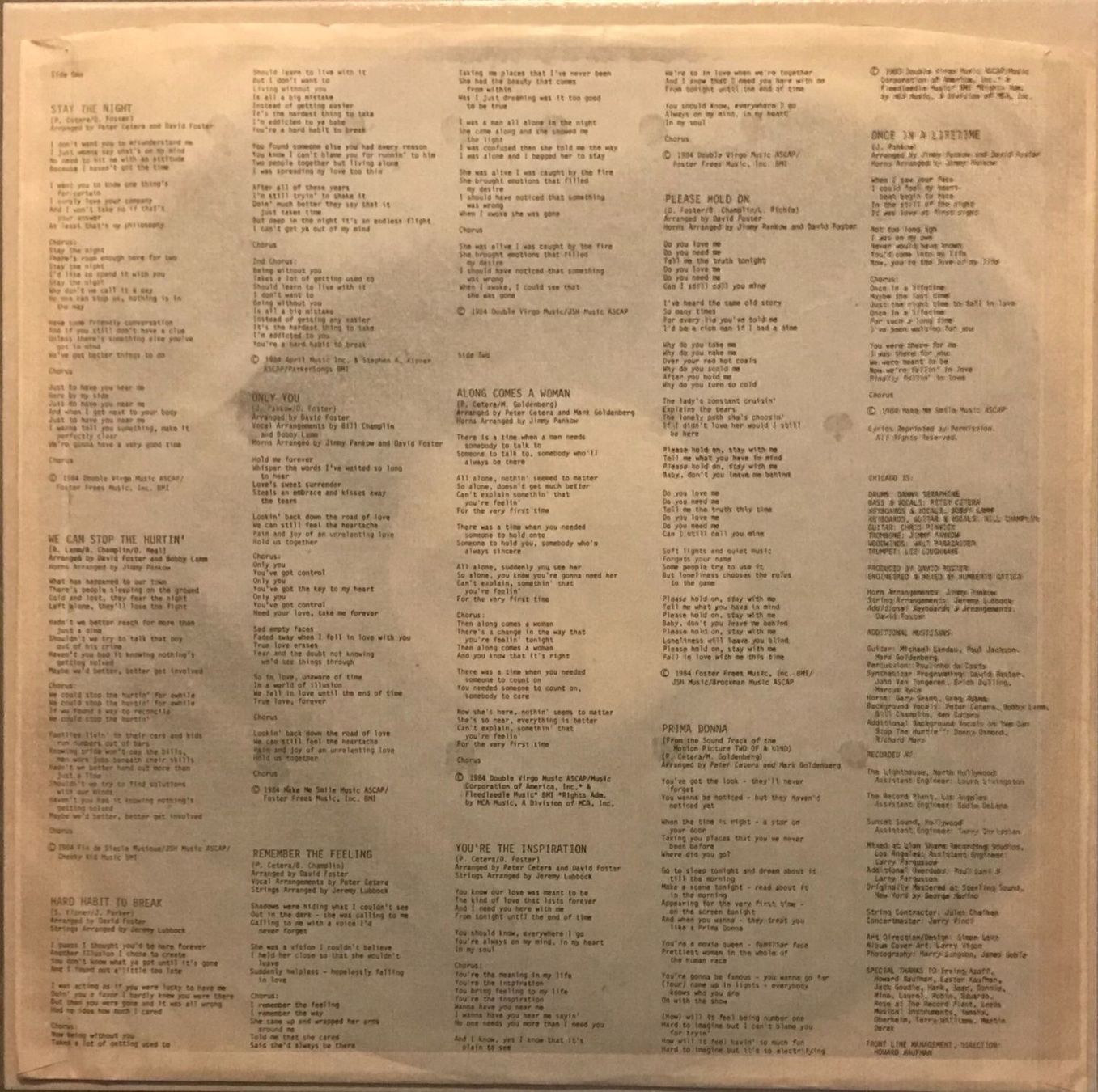 Schallplatten: CHICAGO - 17 - 33 Tours – Gebraucht aus Bussigny von vinyl-pas-cher 4
