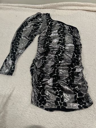 Sexy Einärmel Cocktailkleid Gr S NEU Gratis Versand