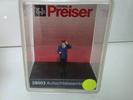 Preiser Figur Aufsichtsbeamter 28003 in Originalverpackung