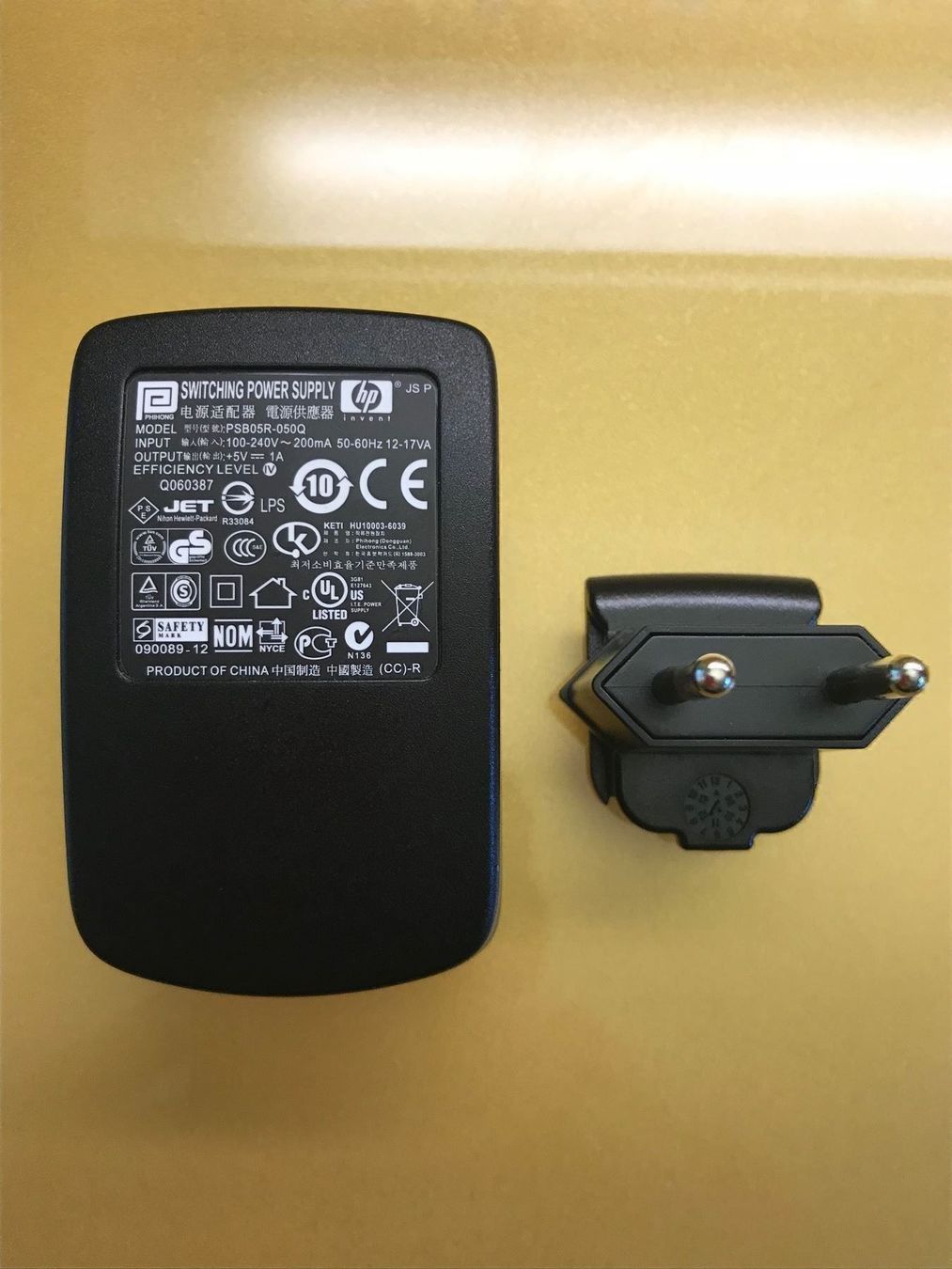 Hewlett Packard Caricabatterie: 18 Switching Usb Power Adapter HP PSB05R – Nuovo e nell'imballaggio originale da Muttenz venduto da Fantom03 3
