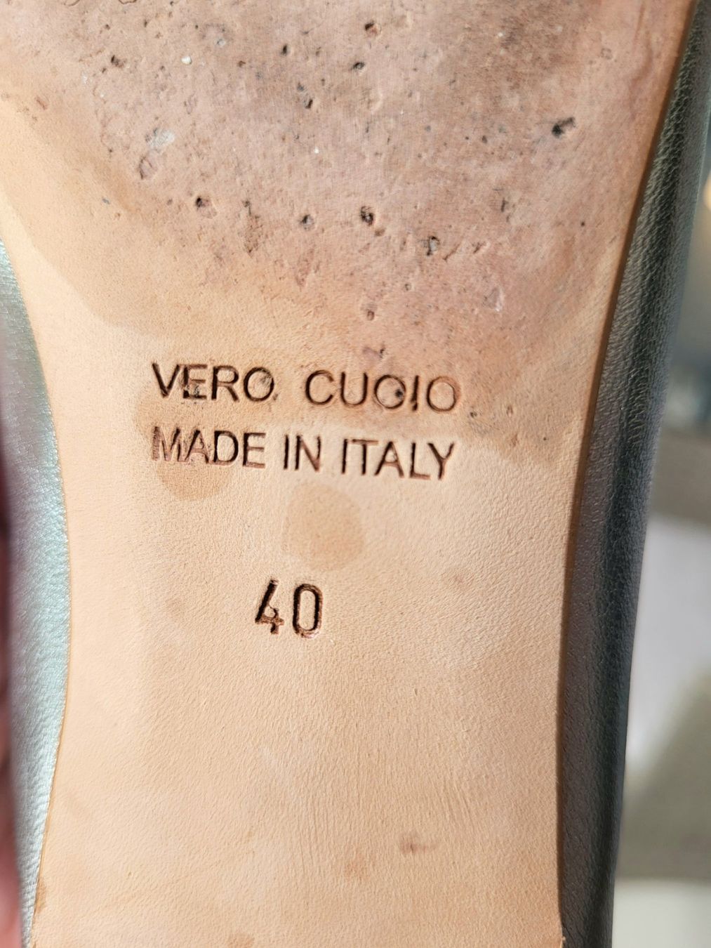 Damenschuhe: Lederballerina silber – Gebraucht aus Bolligen von mo.strubelimutz.63 4