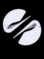 2x Kunstoff Brieföffner