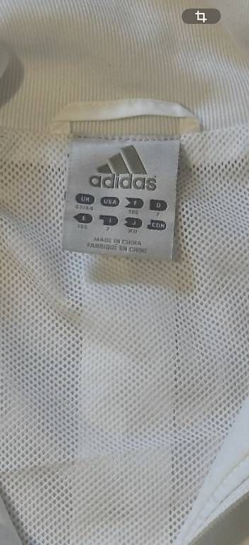 Jacken: ADIDAS WINDBREAKER TRAININGSJACKE WEISS – Gebraucht aus Veltheim AG von timon19 2