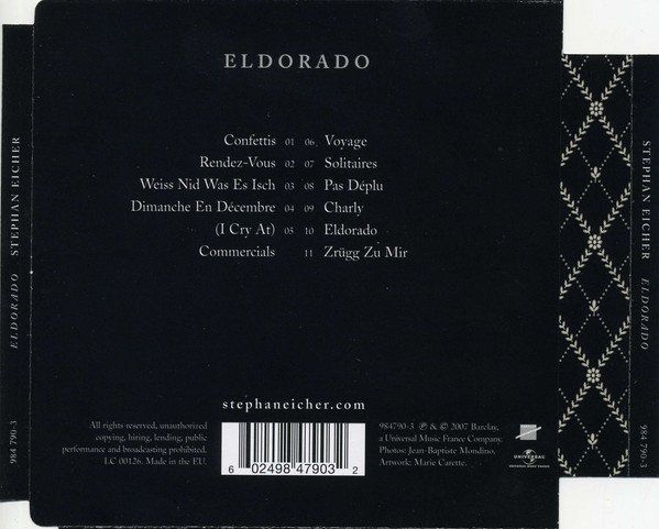 CDs: CD Stephan Eicher - Eldorado (2007) – Gebraucht aus Möriken AG von mineralia 1