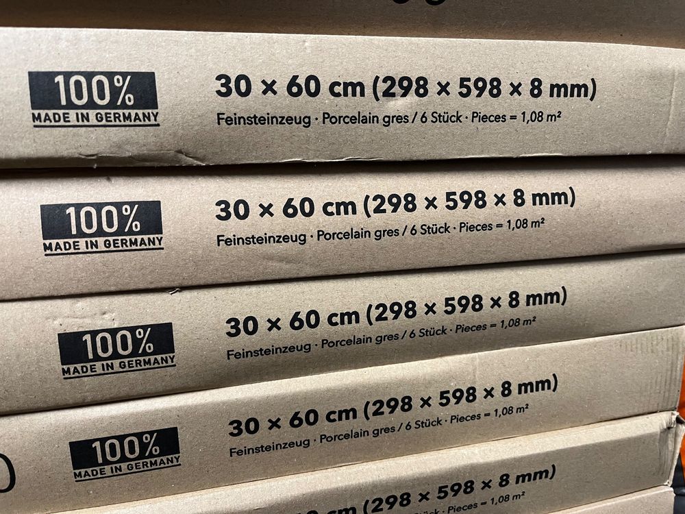 Fliesen Gewicht Pro M2