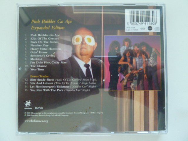 CD: HELLOWEEN - Pink bubbles go ape  (Expanded Edition) – Usato da Au ZH venduto da sikoku 2