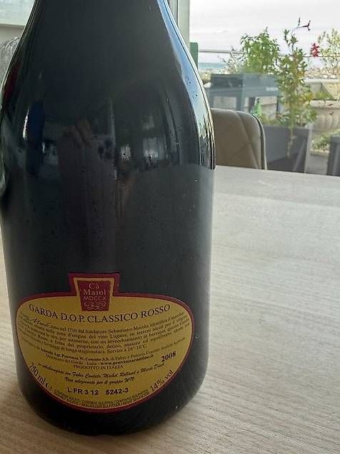 Vino: Sirmio, Garda D.O.P. Classico Rosso 2008 – Nuovo e nell'imballaggio originale da Birmensdorf ZH venduto da B091358 1