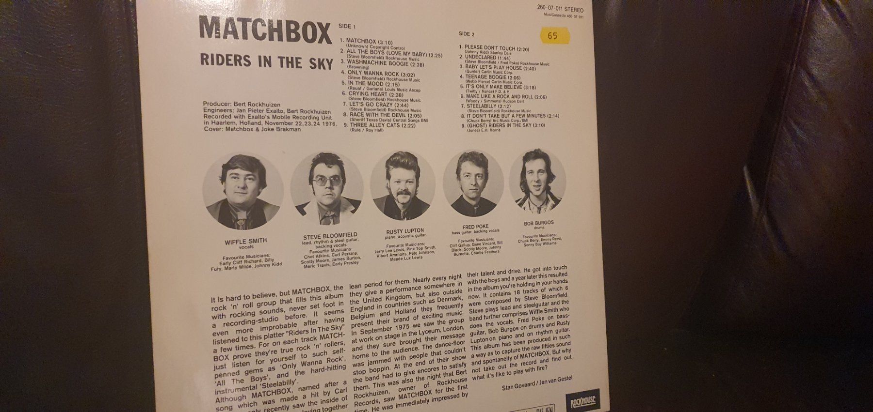 Dischi in vinile: LP Matchbox Riders in the sky – Usato da Baden venduto da swiss-alps 1