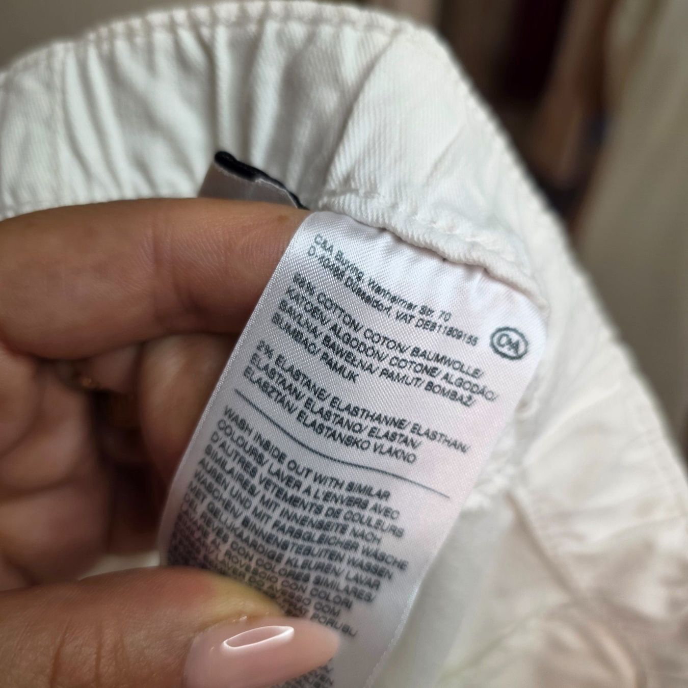 C&A Pantaloni: Weisse Sommerhose, Gr. 46 C&A – Usato da Wald ZH venduto da CapLux 5