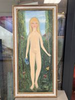 ALICE JACQUELINE JAQUET(1906-1990)Huile panneau datée 1959NU